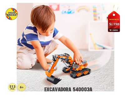 LEGO EXCAVADORA HIDRAULICA