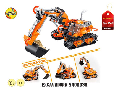 LEGO EXCAVADORA HIDRAULICA