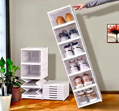 💫ZAPATERA PLEGABLE ACRÍLICA DE 6 NIVELES 💫