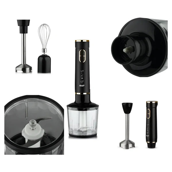 BATIDORA & LICUADORA DE INMERSIÓN RAF 4 EN 1 – R.368W | 800W POTENCIA