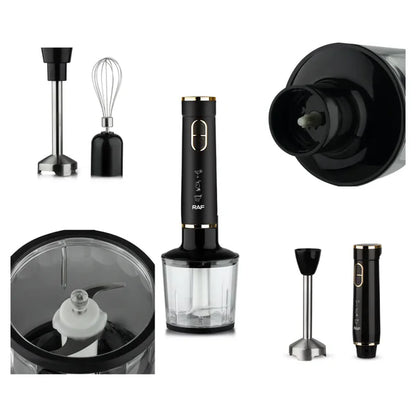 BATIDORA & LICUADORA DE INMERSIÓN RAF 4 EN 1 – R.368W | 800W POTENCIA