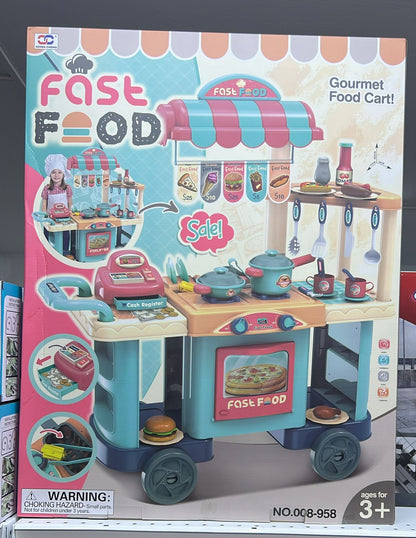 COCINITRA FAST FOOD CON CAJA REGISTRADORA