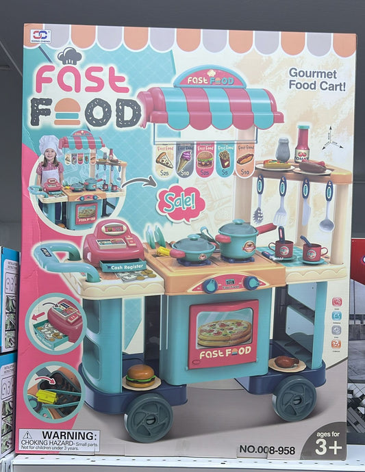 COCINITRA FAST FOOD CON CAJA REGISTRADORA