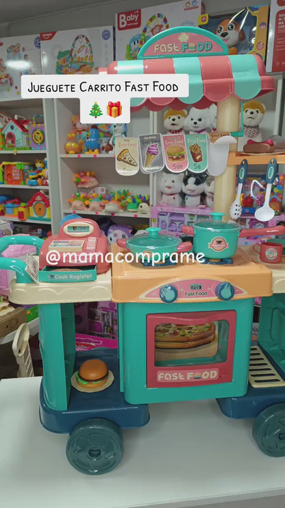 COCINITRA FAST FOOD CON CAJA REGISTRADORA